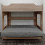 Кровать двухярусная с диван-кроватью "Боннель" 0