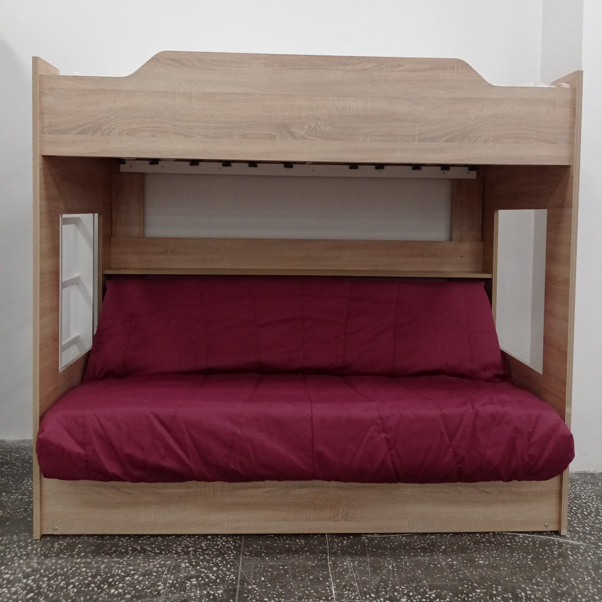 Кровать двухярусная с диван-кроватью "Боннель"